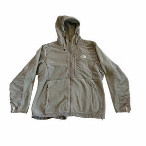 The North Face Grey Denali Hooded Fleece Heritage